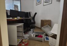 Consorzio Asi, raid e ufficio devastato