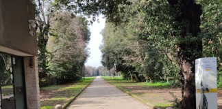 ingresso parco Reggia da corso Giannone_giorno di chiusura