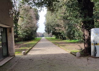 ingresso parco Reggia da corso Giannone_giorno di chiusura