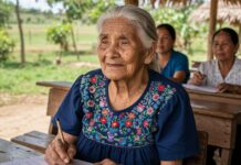 El Salvador: a 94 anni si iscrive a scuola Istruzione adulta