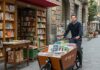 Milano: libraio itinerante sfida Amazon in bici Cultura ecologica