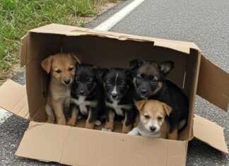 Manfredonia: cinque cuccioli salvati da un abbandono Abbandono animali