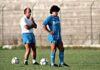 L’INTERVISTA. Bianchi: “Napoli, credi allo scudetto. Decisive le prossime tre giornate” Ottavio Bianchi e Diego Armando Maradona