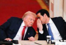 Gli Usa intensificano gli attacchi sull’Iran. E Teheran ora minaccia Trump Donald Trump e Mark Rubio (foto LaPresse)