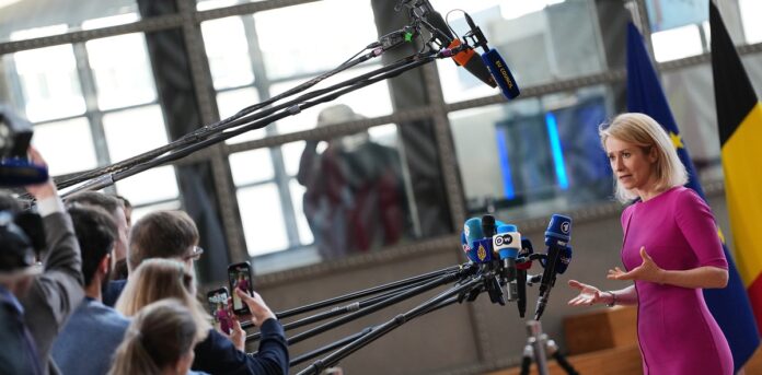 Incontro dei ministri degli esteri dell'UE e dei rappresentanti del Consiglio di cooperazione del Golfo presso la sede del Consiglio europeo a Bruxelles