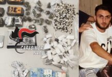 NOME E FOTO. Stupefacenti nel box, 2 in manette a Trentola dopo un inseguimento fino a Secondigliano La droga sequestrata di Alessandro Nocchiero