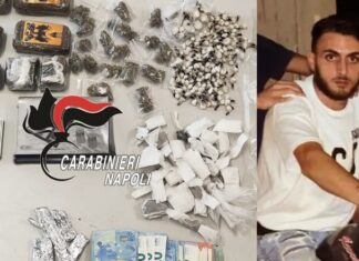 NOME E FOTO. Stupefacenti nel box, 2 in manette a Trentola dopo un inseguimento fino a Secondigliano La droga sequestrata di Alessandro Nocchiero