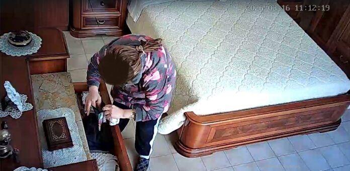 Fotogramma del furto