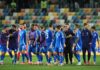 L’Italia chiamò…stasera sfida all’Irlanda del Nord nei play-off verso i Mondiali. Gattuso: “Siamo pronti” The players of Italy and Italy's headcoach Gennaro Gattuso celebrate for the victory at the end of the qualifying round for the 2026 FIFA World Cup between Italy and Israel (Group I - Day 8) at the Friuli Stadium in Udine, Italy - October 14, 2025. Sport - Soccer (Photo by Massimo Paolone/LaPresse)