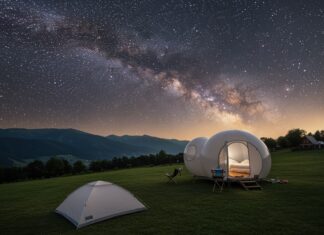 Glamping e bubble room: il boom del sonno all’aperto Sonno rigenerante