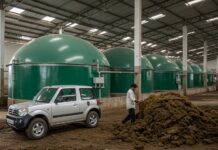 India: Suzuki trasforma sterco bovino in biocarburante Energia circolare