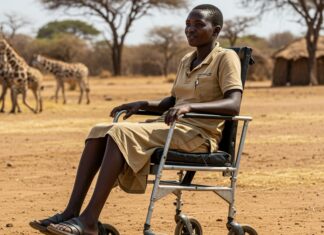 Africa: la carrozzina ecologica da bici riciclate Mobilità sostenibile