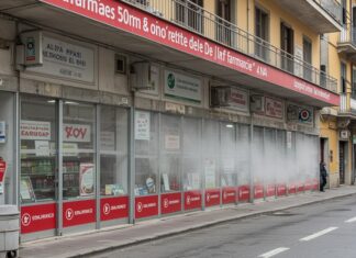 Pianura Padana: vetrine di farmacie contro lo smog Pittura anti-inquinamento