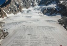 Arte sulla Marmolada contro la crisi climatica Arte ambientale