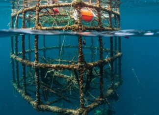 Mari italiani: rimosse 22 tonnellate di reti fantasma Pesca fantasma