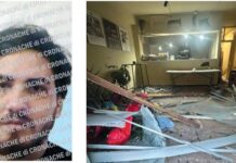 NOME E FOTO. Arrestato per la bomba alla cornetteria di Casapesenna: in manette un 27enne di Villa Literno Alessandro Cossentino