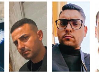 Arresti Clan Moccia, il ‘pizzo’ mascherato da ore di lavoro. La frase: “Se mi prendono, ho altri mille soldati” Giuseppe Castiello, Giovanni Del Prete, Michele Iorio e Salvatore Rosmarino