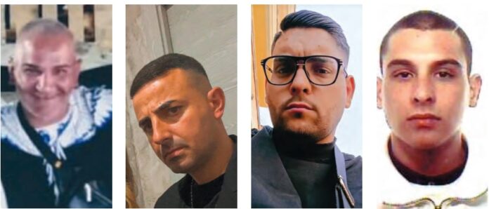 Giuseppe Castiello, Giovanni Del Prete, Michele Iorio e Salvatore Rosmarino