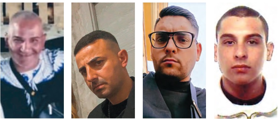 Giuseppe Castiello, Giovanni Del Prete, Michele Iorio e Salvatore Rosmarino