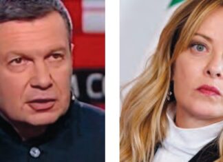 Meloni offesa in Russia, l’ira dell’Italia. Vile attacco di un conduttore televisivo vicino al Cremlino Vladimir Solovyev e Giorgia Meloni