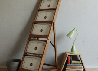 Fai-da-te: nuova vita a una scala in legno Riciclo creativo