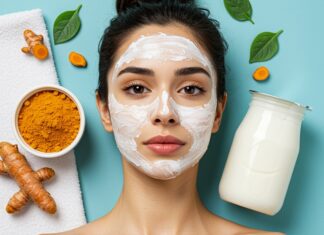 Antirughe naturale: maschera viso con curcuma e yogurt Cosmesi fai-da-te