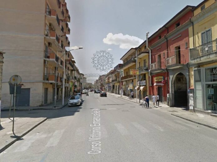 Corso Vittorio Emanuele ad Acerra