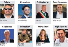 Elezioni, ecco i sindaci eletti. A Trentola Apicella si riconferma, a Cellole 85% per Di Leone: ballottaggio a San Nicola La Strada Sindaci 25 maggio 2026