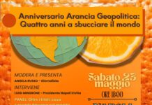 Quattro anni a “sbucciare il mondo”: Arancia Geopolitica festeggia il suo anniversario a Napoli locandina