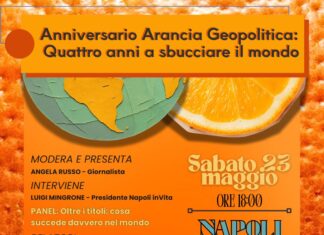 Quattro anni a “sbucciare il mondo”: Arancia Geopolitica festeggia il suo anniversario a Napoli locandina