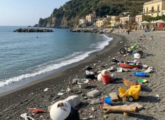 Litorale Domitio: i rifiuti diventano opere d’arte Danno ambientale