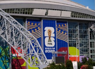 Iniziano i Mondiali, la febbre della vittoria sfida il caos geopolitico AT&T Stadium in Texas, dove sono in programma nove partite dei Mondiali di calcio