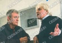 Zagaria, i giovani usati per pestaggi e bombe ma gli affari restano agli storici del clan Raffaele Della Volpe durante un incontro in un bar con Carmine Zagaria