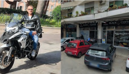 Gennaro Rondinone ed il luogo dell'aggressione Gennaro Rondinone ed il luogo dell'aggressione