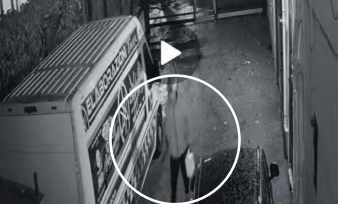 Immagini di videosorveglianza della concessionaria del Vomero