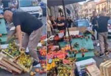 NOME. Rifiuta il controllo, ambulante arrestato. E’ il padre di un ex affiliato alla Vanella Grassi La protesta di Antonio Magnetti durante il controllo