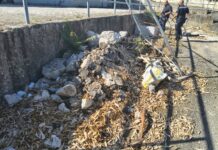 Pozzuoli, blitz contro i veleni: Esercito e Polizia Municipale sequestrano due discariche abusive. Denunciati due imprenditori La polizia municipale di Pozzuoli sul luogo del sequestro
