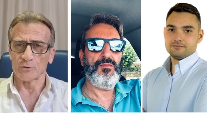 Il sindaco, il vicesindaco e il consigliere