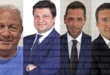 Comune di Caserta, le carte dello scioglimento per camorra: i politici Topo, Boccagna e De Rosa a tavola con l’imprenditore Licenza Andrea Boccagna, Marcello De Rosa, Cipriano Licenza e Lello Topo