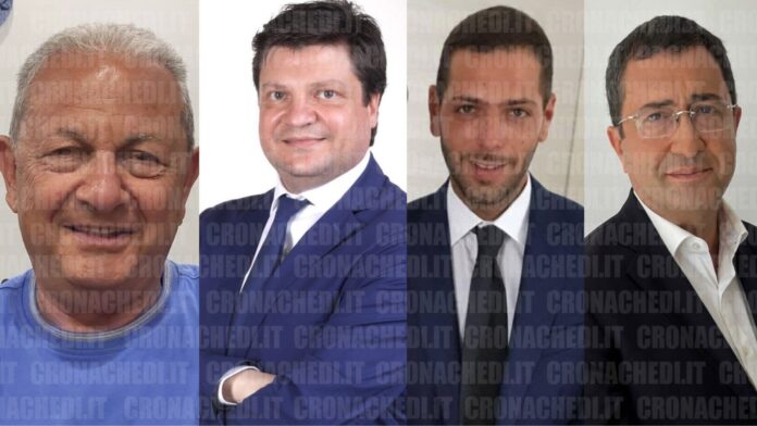 Andrea Boccagna, Marcello De Rosa, Cipriano Licenza e Lello Topo