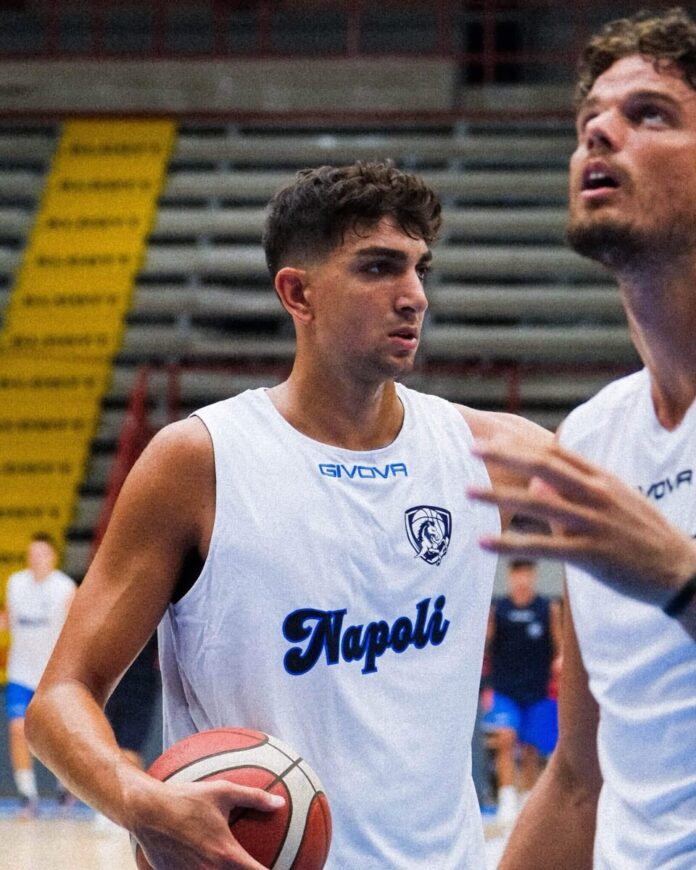 Il capitano del Napoli Basketball Guglielmo Caruso