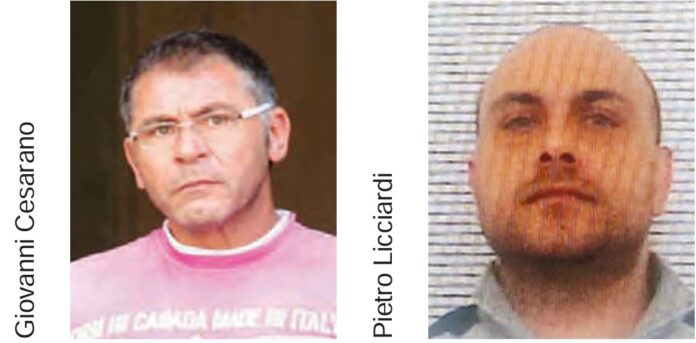 Giovanni Cesarano e Pietro Licciardi