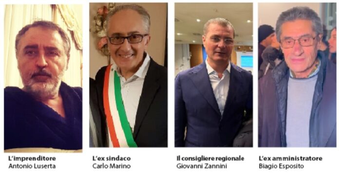 Antonio Luserta, Carlo Marino, Giovanni Zannini e Biagio Esposito