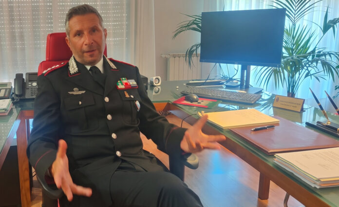 Manuel Scarso, comandante provinciale dei carabinieri di Caserta