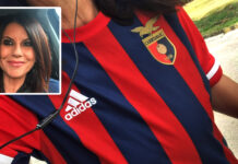 Tra ROSSO e BLU: “Non è solo una maglia: è Caserta” Nives Chiavarone e la maglia della Casertana