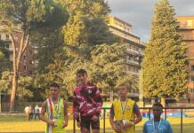 Avellino, campionati regionali di atletica Cadetti/Cadette: Giannotti di Caivano in cima al podio Il podio con i primi tre classificati