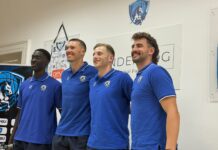 Sankaré, Tarczewski, White e Seljaas presentati oggi dal Napoli Basketball Napoli Basketball - foto di Mario Triggiani