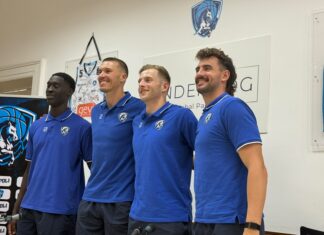 Sankaré, Tarczewski, White e Seljaas presentati oggi dal Napoli Basketball Napoli Basketball - foto di Mario Triggiani