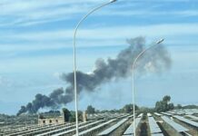 Giugliano, nuovo incendio a Taverna del Re: ecoballe in fiamme