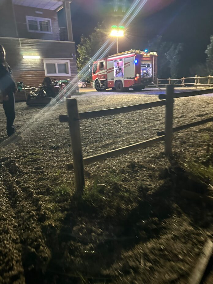 Incendio villaggio agricolo